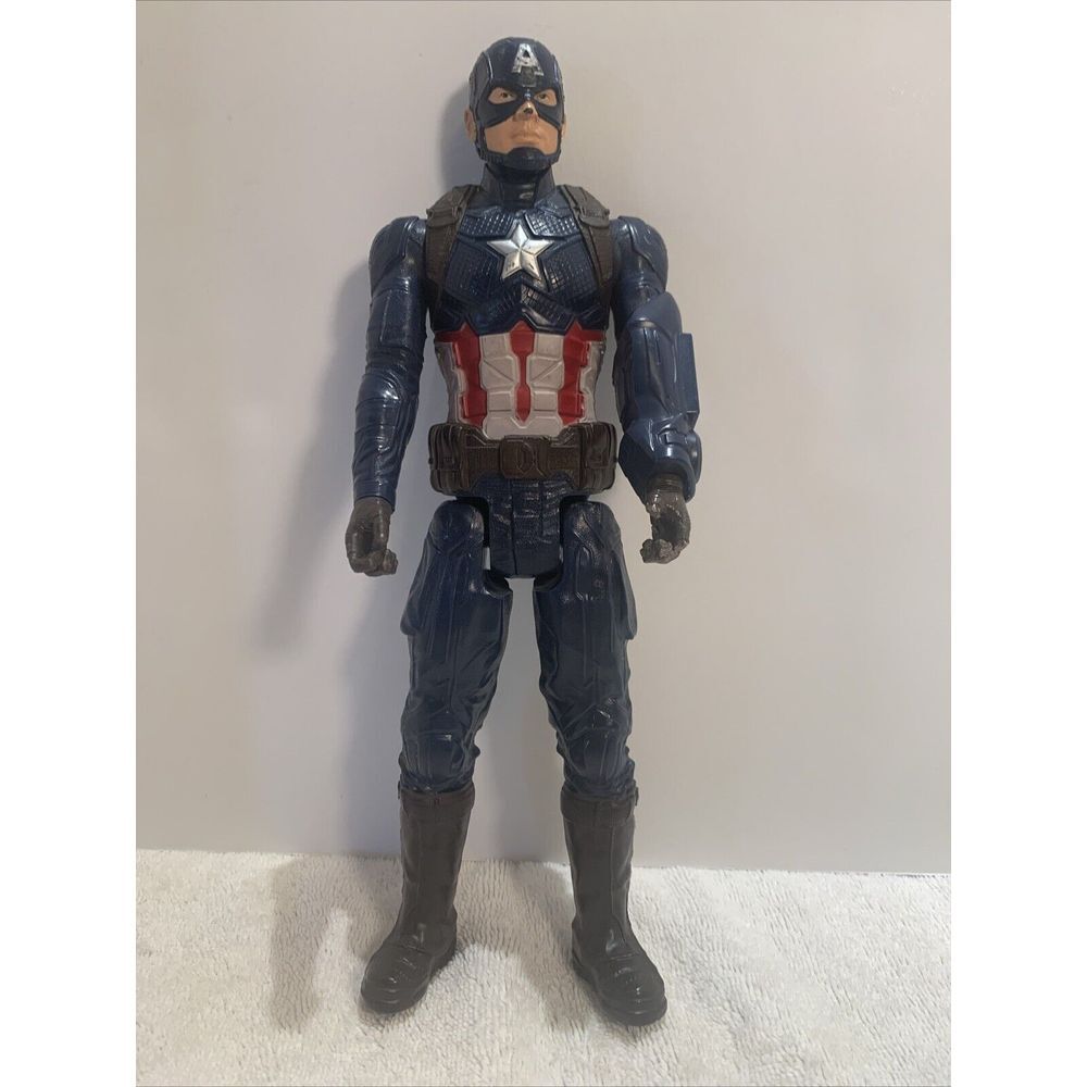 Captain America Action Figure 12" 2016 Marvel Battle Damage Dog Fight See Pics